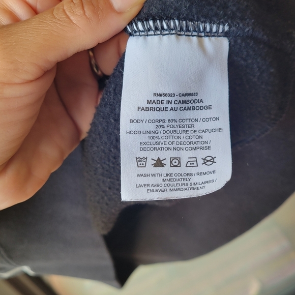 COPY - Nike Mens Sportswear Club Fleece All Over Print Pullover Hoodie Black Sm… - Picture 9 of 10